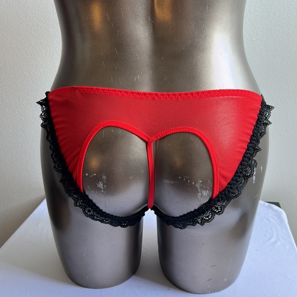 Lace Panties Heart Cut Out XL Dreamgirl - Picture 3 of 7